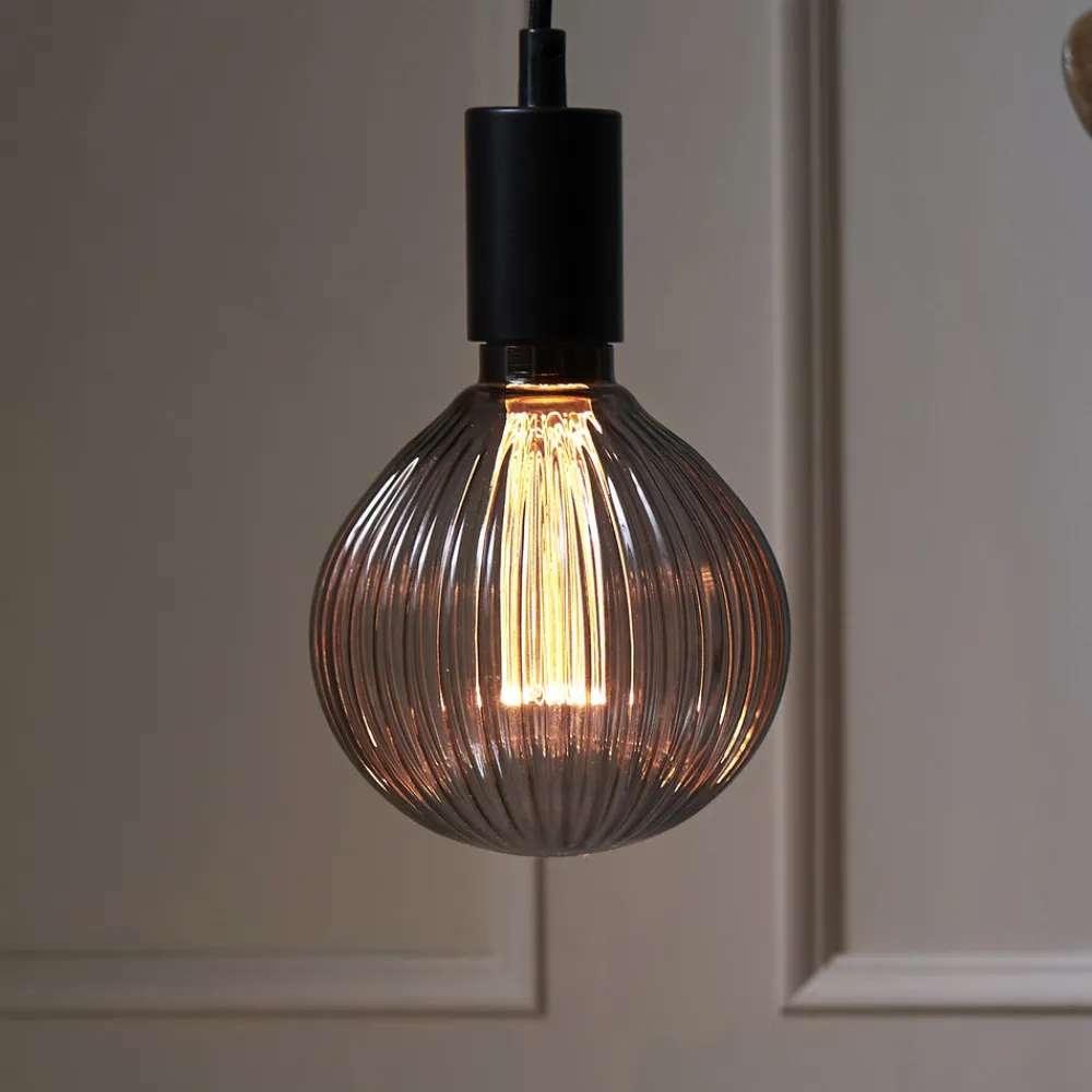 STAR TRADING LED Globe G125 Decoled E27 1W 2 000 K røykgrå Discount