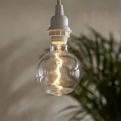 STAR TRADING LED Globe G95 E27 1W 2 200 K med filament| E27 Pærer|Filament Pærer