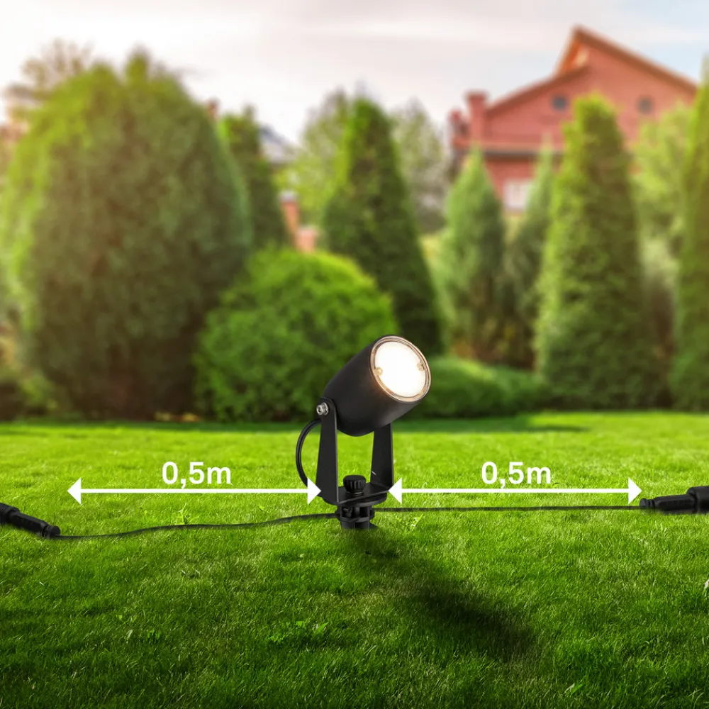 Briloner LED jordspyd spot 3928035 12 V 3x forlengelse svart Ø 4 cm Sale