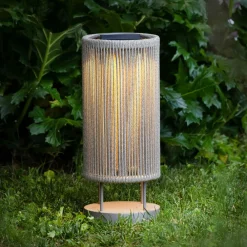 Les Jardins LED solcellebakkelys Rop&Strip Høyde 58 cm, 3000 K, 500 lm Best