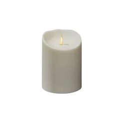 Konstsmide Christmas LED stearinlys IP44 kremhvit smeltet høyde 14cm| Julebelysning