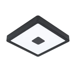 EGLO LED utendørs taklampe Iphias 2, 21x21 cm, svart Discount