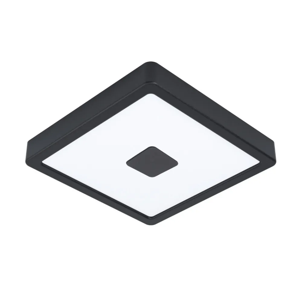 EGLO LED utendørs taklampe Iphias 2, 21x21 cm, svart Discount
