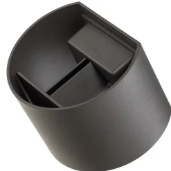 Mantra Iluminación LED utendørs vegglampe Davos rund, mørk grå Discount