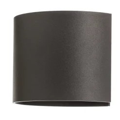 Mantra Iluminación LED utendørs vegglampe Davos rund, mørk grå Discount