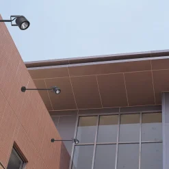 LCD LED utendørs veggspot 5012, svart, aluminium, glass, 68 cm| Led-Utendørs|Utespotter