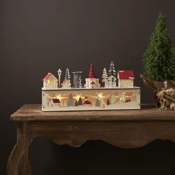 STAR TRADING LED-adventsstake Rosenheim Stadt, batteridrift| Julebelysning|Dekorasjonsbelysning