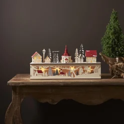 STAR TRADING LED-adventsstake Rosenheim Stadt, batteridrift| Julebelysning|Dekorasjonsbelysning