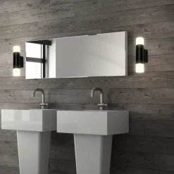 Briloner LED-baderomslampe 2090025 2 lyskilder, svart| Vegglamper