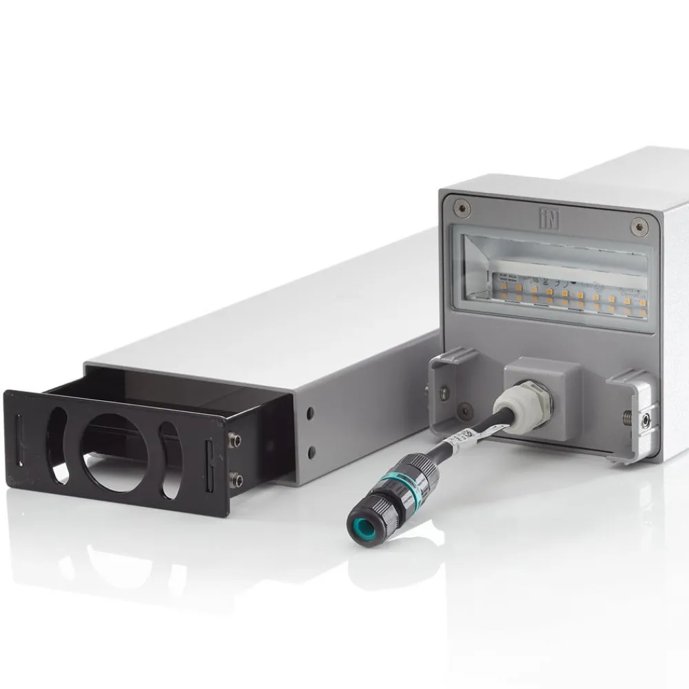 Performance in Lighting LED-banebelysning Mimik 10 Stolpe 600 grå 3 000K| Gatebelysning, Pullert Belysning