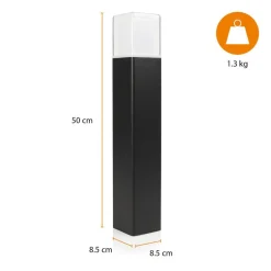 Smartwares LED-banebelysning OOL-50017, aluminium, høyde 50 cm| Kommersiell Utebelysning|Led-Utendørs