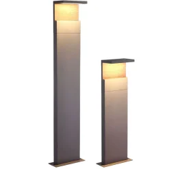 Mantra Iluminación LED-banebelysning Ruka med treelement, 100 cm| Gatebelysning, Pullert Belysning