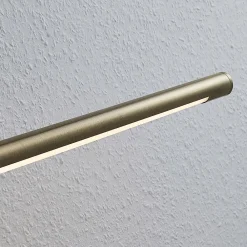 Lindby LED-bildelampe Mailine med bryter, antikk messing New