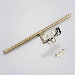 Lindby LED-bildelampe Mailine med bryter, antikk messing New