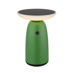 Globo LED-bordlampe 36625, grønn, metall, 23 cm, dimbar| Terrassebelysning|Solcellelamper