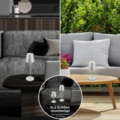 Briloner LED-bordlampe 7507015 krom matt RGBW IP44 berøringsdimmer Online