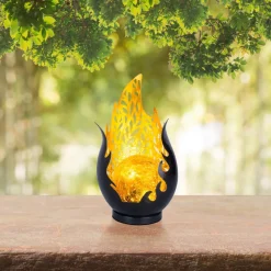 Globo LED-bordlampe 36534, svart, gull, metall, glass Online