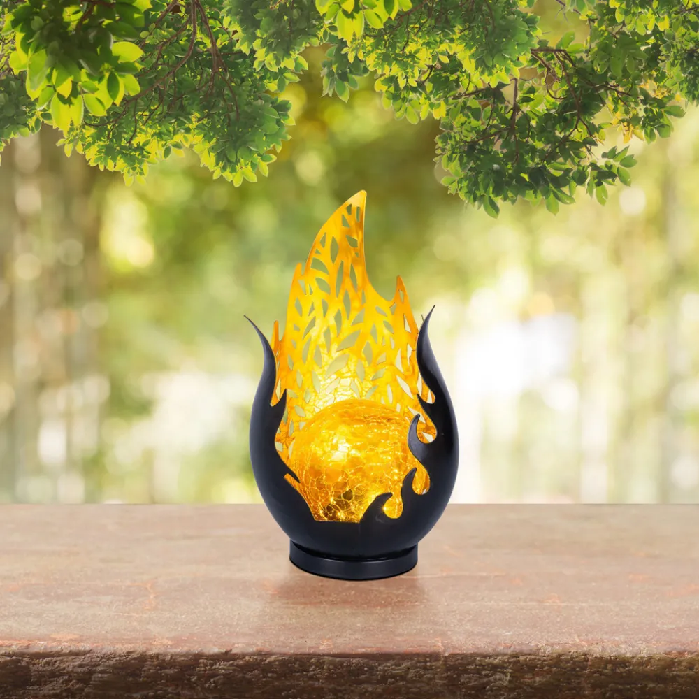 Globo LED-bordlampe 36534, svart, gull, metall, glass Online