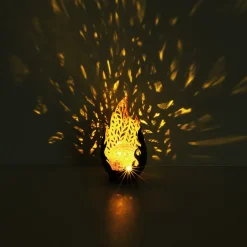 Globo LED-bordlampe 36534, svart, gull, metall, glass Online