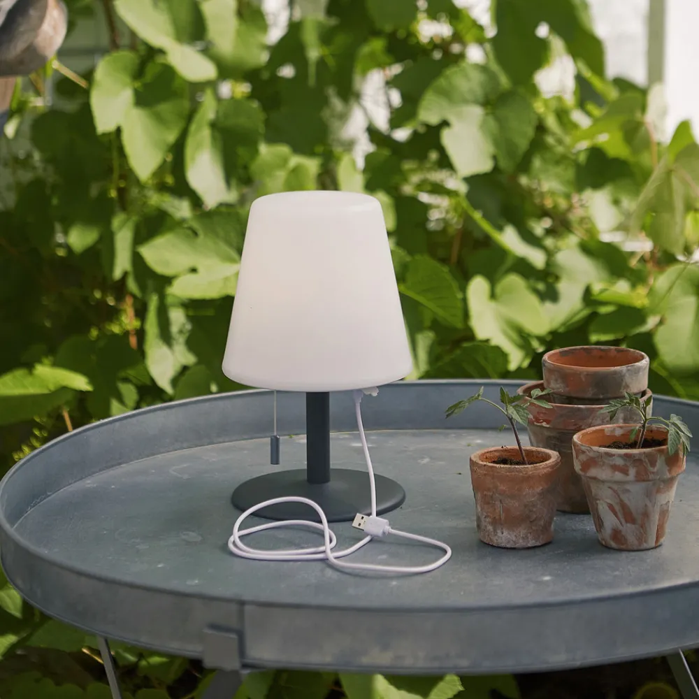 STAR TRADING LED-bordlampe Gardenlight Kreta med batteri 26,5cm Outlet