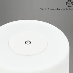 Briloner LED-bordlampe Halo, batteridrevet, hvit Hot