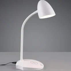 Reality Leuchten LED-bordlampe Load, induktiv ladestasjon, hvit New