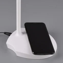 Reality Leuchten LED-bordlampe Load, induktiv ladestasjon, hvit New