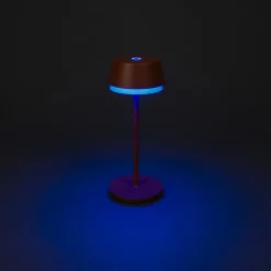 Konstsmide LED-bordlampe Lyon, terrakotta, IP54, dimmer, CCT, RGB Clearance