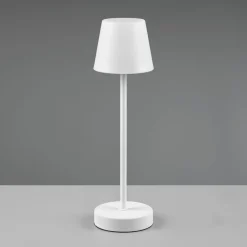 Reality Leuchten LED-bordlampe Martinez, dimmer og CCT, hvit| Terrassebelysning