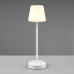 Reality Leuchten LED-bordlampe Martinez, dimmer og CCT, hvit| Terrassebelysning