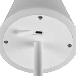 Reality Leuchten LED-bordlampe Martinez, dimmer og CCT, hvit| Terrassebelysning