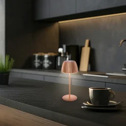 Briloner LED-bordlampe med batteri Brilo unplugged Riffle, 20 cm, kobber Sale