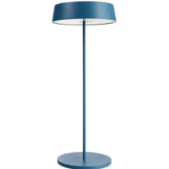Deko-Light LED-bordlampe Miram med batteri, dimbar, blå