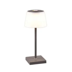 Reality Leuchten LED-bordlampe Sanchez, RGBW og dimmer, antrasitt| Terrassebelysning