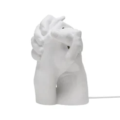 SELETTI LED-bordlampe With Me av porselen, hvit Clearance