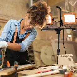 Smartwares LED-byggespotlight FCL-80114 med stativ Outlet