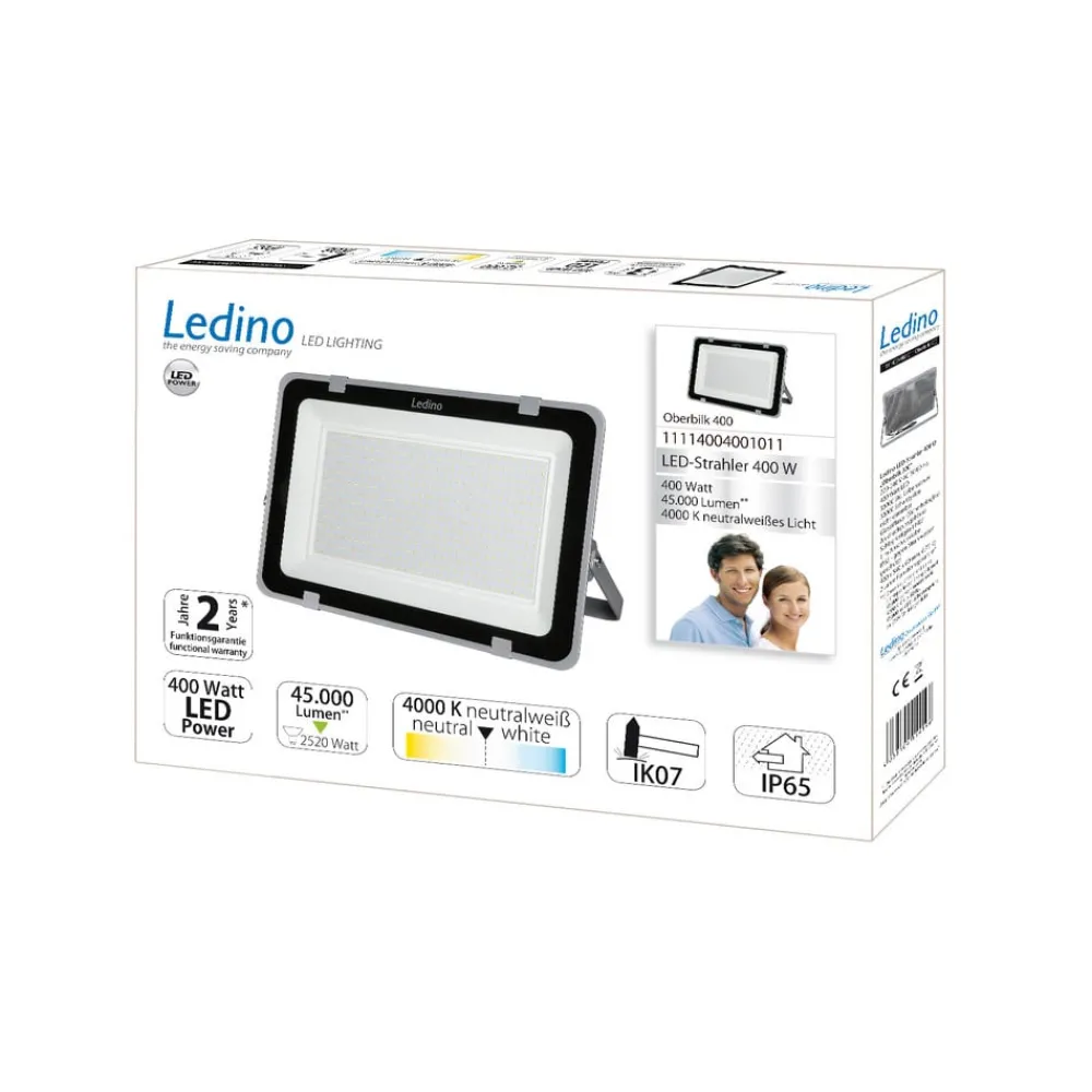 Ledino LED-byggespotlight Oberbilk, 4000K, 400W, for bygg- og anleggsbransjen| Teknisk Lys