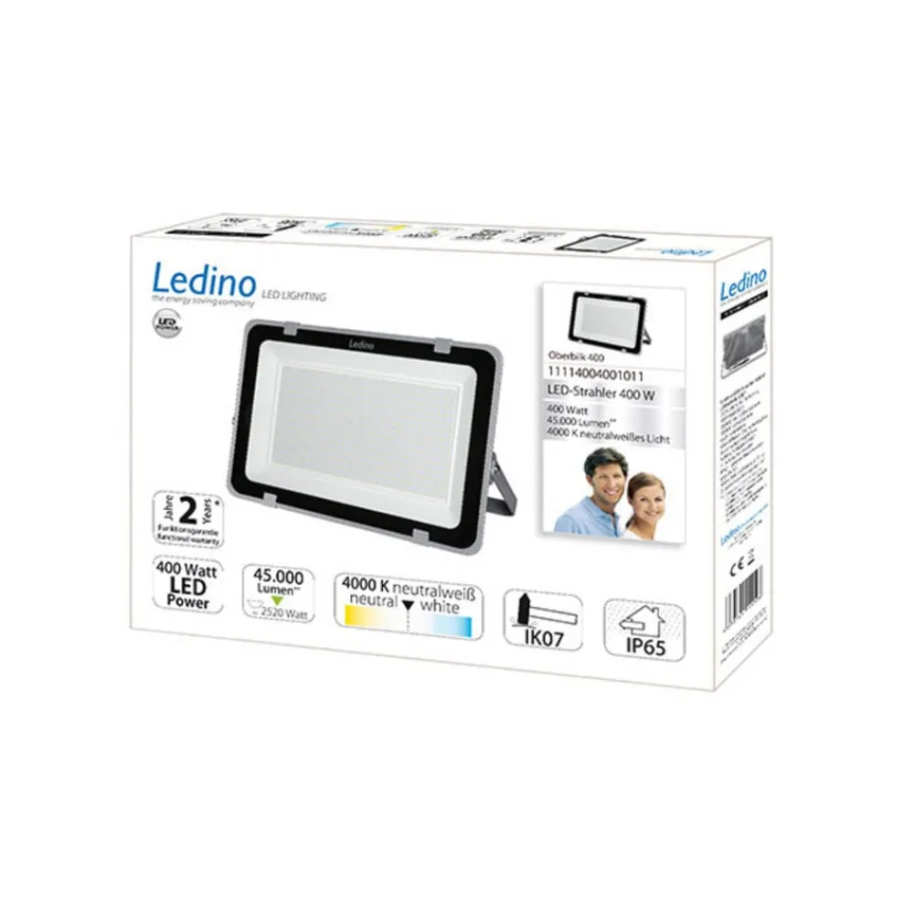 Ledino LED-byggespotlight Oberbilk, 4000K, 400W, for bygg- og anleggsbransjen| Teknisk Lys