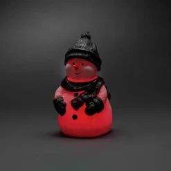 Konstsmide Christmas LED-dekofigur Schneemann m RGB-fargeveksling, IP44| Julebelysning