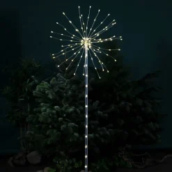 STAR TRADING LED-dekolampe Firework Outdoor, varmhvit, batteri| Dekorasjonsbelysning