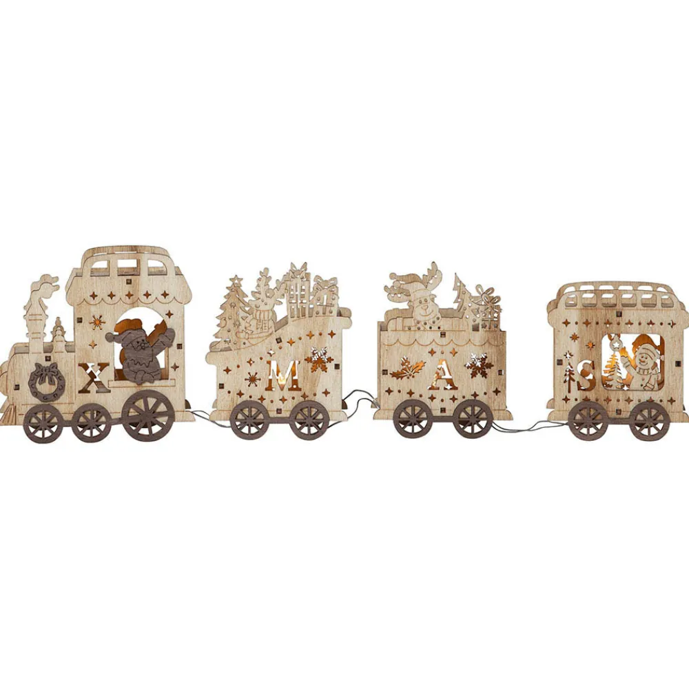 STAR TRADING LED-dekorasjonsbelysning Yuletide som juletog