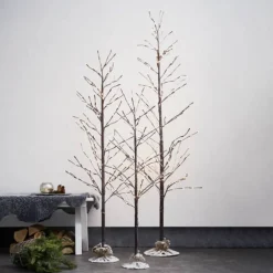 STAR TRADING LED-dekorasjonstre Tobby Tree IP44 brun høyde 120 cm Discount