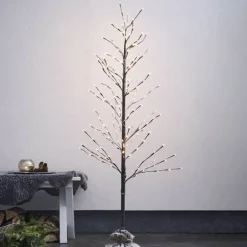 STAR TRADING LED-dekorativt tre Tobby Tree IP44 brun høyde 150 cm| Julebelysning|Dekorasjonsbelysning