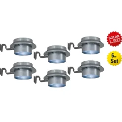 Näve LED-deko-sol-takrennelampe Mistra 6-er-sett Outlet