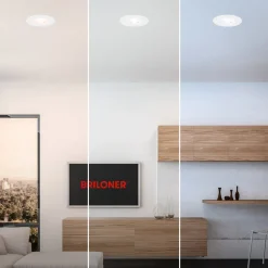 Briloner LED-downlight 7605 IP44 3stk CTS hvit Best