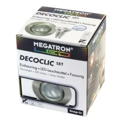 MEGATRON LED-downlight Decoclic Set GU10 4,5W LED, jern Online