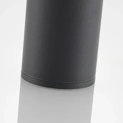 Lucande LED-downlight Embla i aluminium IP54, mørk grå Discount