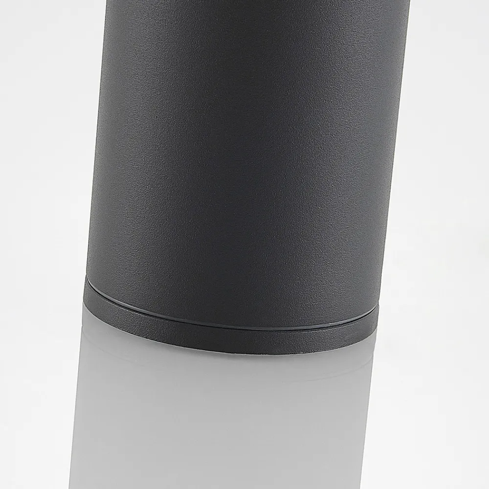 Lucande LED-downlight Embla i aluminium IP54, mørk grå Discount