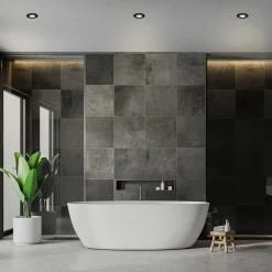 Briloner LED-downlight Kulana svart, sett med 3, IP65 Outlet