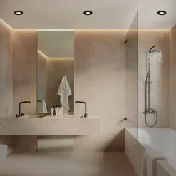 Briloner LED-downlight Kulana svart, sett med 3, IP65 Outlet